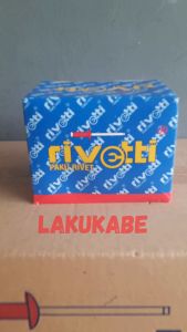 Isi 100 Pcs Paku Rivet Merk Rivetti 550 Ukuran 4mm x 12.7mm