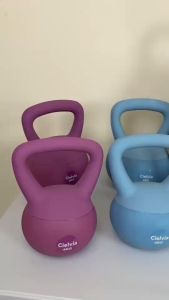 Cielvia Kettlebells เคตเทิลเบล ดัมเบลลูกตุ้มฐานนิ่ม (มีของแถม3รายการทุกคำสั่งซื้อ)