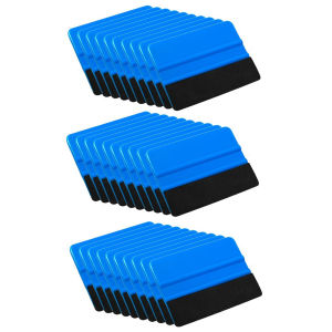 Durable Felt Edge Vinyl Squeegee Tool 4-Inch Car Vinyl Film Wrapping Scraper Window Tint Tool Professional Scratch Free Squeegee