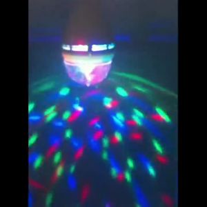 Full color rotating lamp LED strobe Bulb Christmas Crystal Stage light For Disco Brithday Party