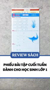 Sách Tham Khảo - Combo Phiếu Bài Tập Cuối Tuần Môn Toán - Tiếng Việt - Tiếng Anh Lớp 1 (Theo Chương Trình Tiểu Học Mới) - Newshop