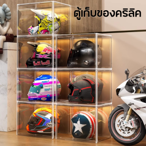 กล่องอะคริลิคใสเก็บของ วัสดุคุณภาพสูง กันฝุ่นโปร่งใส ประหยัดพื้นที่ กล่องใส่โมเดล ตู้อะคริลิค แสดงตุ๊กตา/ฟิกเกอร์