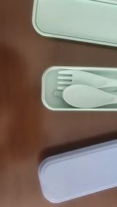 ชุดช้อนส้อม ช้อนส้อม ช้อน ส้อม ตะเกียบ พลาสติก ผลิตจากฟางข้าว ชุดช้อนส้อมตะเกียบ เครื่องใช้ในบ้าน. HS99