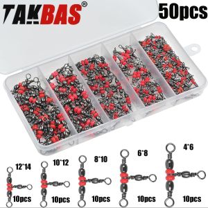 3 Three Way SwivelsTriple Swivel T-Shape Barrel Swivel Fishing Tackle Connector Fishing Line Swivel Catfish Rig