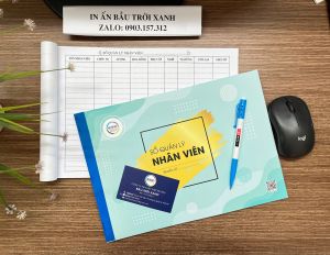 Sổ quản lý Lương Nhân Viên - khổ a4 giấy dày