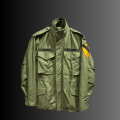 Áo M65 Field jacket  khóa nhôm màu xanh oliver OG 107. 