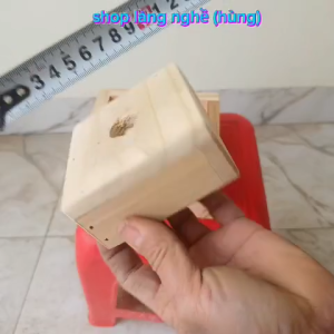 Khuôn bánh trưng vuông thông minh kích thước chuẩn khi bày lên đĩa ngày tết làm băng gỗ tự nhiên