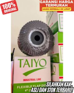 TAIYO Flap Disc FLEXIBLE 4inch / Mata Amplas Susun Flexible Taiyo 4\" Flapdisc