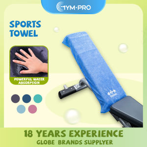 GYMPRO Big size Sport & Workout Towel - Gym Exercise Fitness Spa Ultra Soft Super Absorbent Fast Drying Premium Microfiber 400gsm 95cm*40cm
