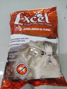 MAKANAN KUCING EXCEL CAT FOOD 1KG ALL VARIAN | EXCEL PAKET 2pcs