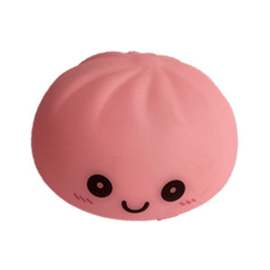Bandai | Cute Bun Night Light Soft Luminous Silicone LED Bedside Lamp Squishy Stress Relief Fidget Toy Portable Soft Glowing Toy