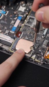 Premium Copper M.2 2230 SSD Heatsink for SteamDeck - High-Performance Gaming Console Cooling Solution 26x23x0.5mm