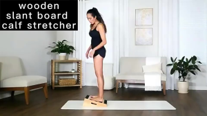 [SG SELLER LOCAL STOCK] Professional Wooden Slant Board Adjustable Incline Board Calf Ankle Stretcher