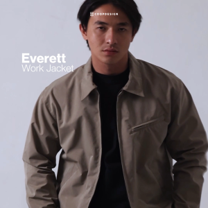 Coop Design - Everett Jaket Taslan Semi Blazer Parasut Pria Regular Coach Jacket