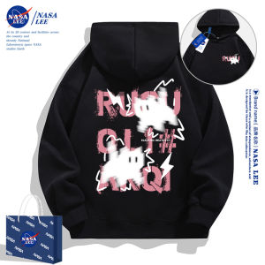 เสื้อสเวตเตอร์มีฮู้ดทรงหลวมสำหรับผู้หญิง ทรงหลวม แขนยาว สีดำ ทรงหลวม แฟชั่นฤดูใบไม้ผลิและฤดูใบไม้ร่วง สำหรับนักเรียน คอลเลกชันใหม่ 2025