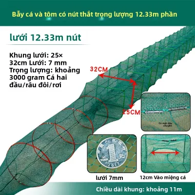 QIONGQI | Lồng Đánh Cá Bẫy Cua Bẫy Tôm Bẫy Lươn