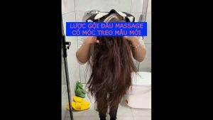 lược gội đầu massage có móc treo mẫu mới