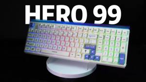 AULA | Bàn Phím Cơ Có Dây AULA HERO99 Bàn Phím Chơi Game Nhịp Điệu Âm Nhạc RGB Với Công Tắc Từ Tính Tốc Độ Hồi Trả 8K Cho Máy Tính Để Bàn Và Máy Tính Xách Tay