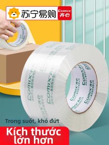 Comix | Băng Keo Dán Bao Bì Trong Suốt Cỡ Lớn 60mm Băng Keo Dán Kín Mạnh Mẽ Băng Keo Dán Bao Bì 48cm Thương Hiệu Comix