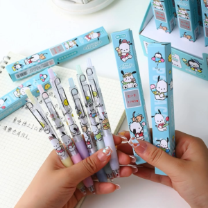 Kotak Buta  帕恰狗盲盒中性笔1个 Pochacco Gel Ink Pen Blind Box 1PC 0.5mm 卡通文具刮刮乐可爱创意笔 Cute Cartoon Stationery