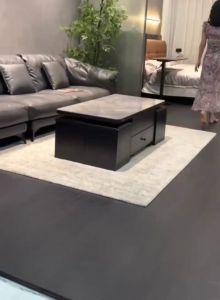 Expandable center Table Smart Table Coffee Table made from marine plywood