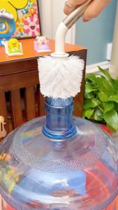 Dụng Cụ Cọ Rửa Vệ Sinh Bình Nước Chai Lọ Phích Nước Tay Cầm Inox 304 Đầu Cọ Sợi Cước Cứng Cáp Tháo Lắp Dễ Dàng Sử Dụng