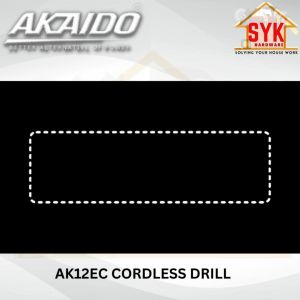 SYK Akaido AK12EC Cordless Drill Battery Power Tools Machine Wood Steel Drilling Mesin Gerudi Bateri