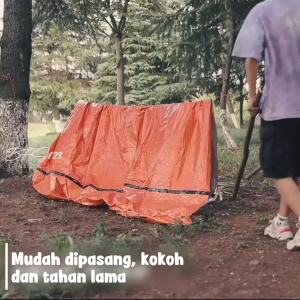 Emergency Tent Bivvy Aluminium Foil 240 cm x 150 cm Emergency Blanket Termal Survival