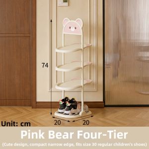 Cute Space-Saving Multi-Layer Shoe Organizer For Children