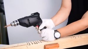 JLD 380W Electric Hand Drill Heavy Duty 10MM Drill Set Original Heavy Duty BLACK Barena Drill Set Original