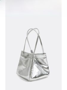 MABULA | Silver Unique Design Small Square Bag