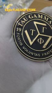 New Style 3inch Solid 3D Metal TAU Emblem TAU GAMMA PHI Emblem