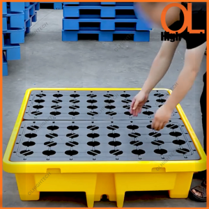 OLhightech - (Preorder) Spill-proof Plastic Pallet/ Chemical Spill Deck/Chemical Plastic Pallet 化学品塑料托盘/化工塑料托盘