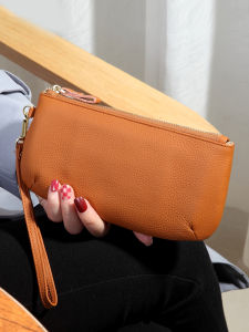 MEIFEI | Portable Genuine Leather Handbag Small Clutch for Phone and Keys