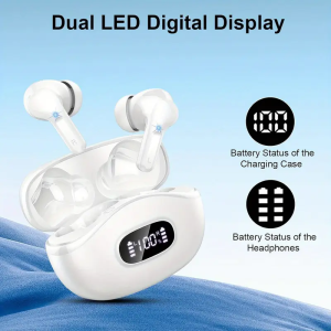 New i63 Headset Wireless Earphones Bluetooth Headphones Sport LED Display Noise Cancelling Touch Stereo Fone Bluetooth Earbuds