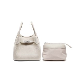 Belle | Genuine Leather Versatile Bucket Bag