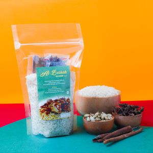 Beras Basmati dan Bumbu Nasi Kebuli Biryani Mandhi Kabsah Al Barkah 400g