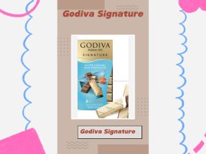Godiva Signature 90gr Salted Caramel Milk Chocolate Mini Bar Coklat Roasted Almond Sea Salt