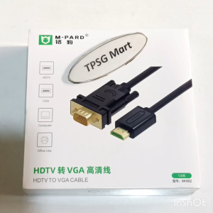 Cáp HDMI ra VGA dài 1.8m hiệu M Pard chính hãng (Cáp truyền tín hiệu 1 chiều từ HDMI In ra VGA Out)