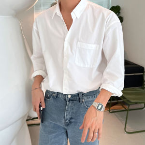 DAVID&ME | High-end Casual Work Shirt with Pockets Spring and Autumn
