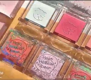 ลาเมล่าบลัชออนหัวใจ for บลัชออนโทนส้ม 2082, ส้มพีช, ชมพูพีช, เนื้อดี ราคาถูกต้อง