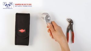 KNIPEX 00 20 72 V01 Mini Pliers Set Belt Tool Pouch 002072V01 87 01 125 86 03 150 8701125 8603150