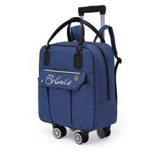 MLZH | Removable Wheels Backpack Suitcase Travel Bag