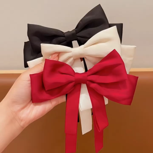 NƠ VẢI KẸP TÓC MINK BABY CHO BÉ GÁI VÀ NGƯỜI LỚN HÀNG QUẢNG CHÂU ( MẪU 2)