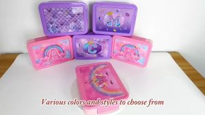 Mermaid Lunch Box For Kids Unicorn Bento Box With Thermal Lunch Bag For School Kids Leakproof Food Container For Travel Trip