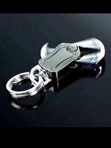 Móc chìa khóa cao cấp Hợp kim inox bền bỉ chống gỉ đa năng dùng mở bia và con quay giải trí xoay 360 độ sang trọng lịch lãm / Móc khoá đa năng 5in1 móc chìa khóa xoay giảm căng thẳng khắc tên SĐT lên móc khóa tránh mất