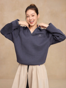 Champion | Fleece Lined Winter New Design Urban V-Neck Sweatshirt