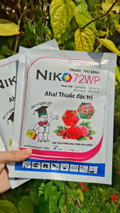 [THIEN THINH SHOP] Thuốc trừ bệnh vàng lá chín sớm lúa nấm bệnh cây trồng NIKO 72WP gói 100gram