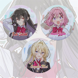 58mm Anime Theres No Freaking Way Ill be Your Lover! Unless Amaori Renako Cosplay COSTUME Badge Pin SPTE Tinplate Brooch Prop