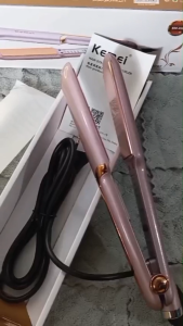 Kemei 459 Alat Catokan Rambut Curly Splint Straight Lurus Keriting Catok Plat Rambut KM 459 Original